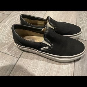 Black slip on vans